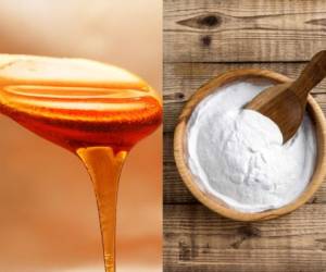 La combinación del bicarbonato de sodio con miel es ideal para tratar problemas dermatológicos, entre ellos los del rostro.