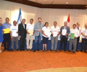 Esta firma de convenio se realizó en el marco del programa Desarrollo Económico Inclusivo Territorial de la Región 13 del Golfo de Fonseca.