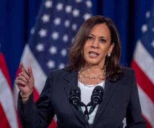 La candidata demócrata a la vicepresidencia de Estados Unidos, Kamala Harris. Foto AFP