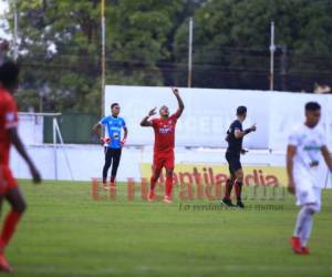 Rony Martínez fue el autor de uno de los goles. Foto: EL HERALDO