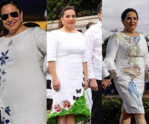 A lo largo de 8 años como primera dama de Honduras, Ana García de Hernández ha lucido prendas en cada festejo del 15 de septiembre que han sido elaborados por artesanos lencas y diseñadores hondureños.