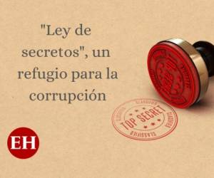 Al clasificar información como secreta, el Poder Judicial pierde independencia para resolver recursos de amparo de peticionarios.Resolución del IAIP considera a la “ley de secretos” como una herramienta que fomenta la corrupción. Foto: EL HERALDO.