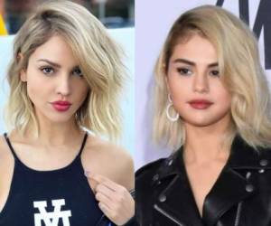 Eiza González decidió usar el cabello rubio, con un corte y tonalidad idéntico a Selena Gómez.