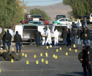 En lo que va del año, Jalisco contabiliza 174 muertes violentas, según reportes policiales. Y en todo 2017, el estado registró 1.369 asesinatos, según cifras oficiales que lo ubican como el cuarto con más homicidios del país. Foto de referencia AFP
