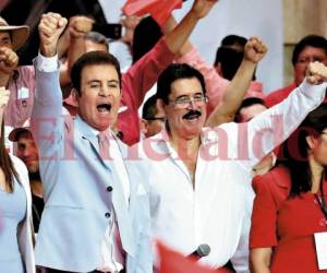 En la asamblea del domingo Nasralla gritó por la unidad de la alianza política.