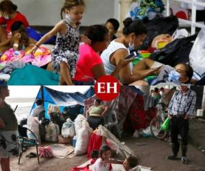 Parecen realidades diferentes la de los que se encuentran en los albergues o los que están bajo el puente, pero la angustia y necesidades son las mismas. Fotos: AP