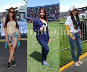 Hermosas mujeres se hicieron presente en el Estadio Nacional Tiburcio Carias Andino de Tegucigalpa para presenciar los desfiles patrios 2017. Fotos: José López Trejo/EL HERALDO.
