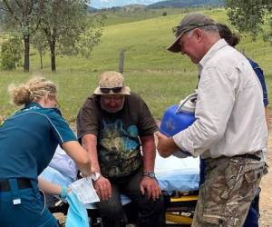 Robert Weber, de 58 años, fue encontrado cerca de una represa por un propietario local el domingo por la mañana.