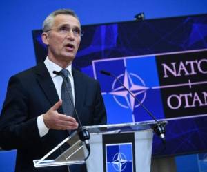 El jefe de la OTAN dijo que no tenía la expectativa de que las conversaciones de esta semana 'resuelvan todos los problemas', pero que el interés era crear condiciones para iniciar un proceso. Foto: AFP