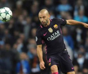 Mascherano llegó al Barcelona procedente del Liverpool en 2010 y desde entonces ha ganado 18 trofeos con los azulgranas, incluidos cuatro títulos de Liga, cuatro Copas del Rey, tres Supercopas de España, dos Ligas de Campeones, dos Supercopas de Europa y dos Mundiales de Clubes. Foto: AP