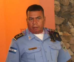 Edgardo Barahona, vocero de la Secretaría de Seguridad.