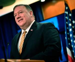 'Los lazos económicos de la región son más sólidos', dijo el lunes el jefe de la diplomacia estadounidense, Mike Pompeo. AP.