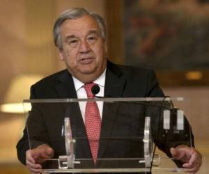 El jefe de la ONU, Antonio Guterres, reaccionó luego del anuncio del presidente de Guatemala.
