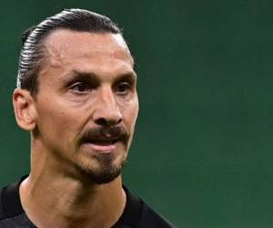 Ibrahimovic, que cumplirá 39 años el sábado de la próxima semana, regresó en enero al Milan. Foto: AFP