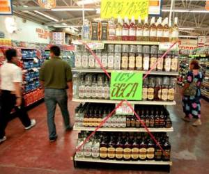 Por 60 horas se mantendrá la prohibición de venta de alcohol en todos los locales comerciales.