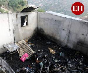 Un incendio registrado la noche del viernes 3 de mayo dejó tres personas muertas, entre ellas dos niñas de 8 y 1 año quienes murieron carbonizadas al no poder escapar de las llamas. (Foto: Efraín Salgado/El Heraldo)