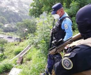 Miembros de la Policía Nacional, la Fuerza Nacional Antimaras y Pandillas y la Policía Militar de Orden Público (PMOP) realizaron trabajos de saturación.