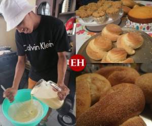 A sus 20 años, el emprendedor se ha popularizado por el sazón de su repostería. Foto: El Heraldo