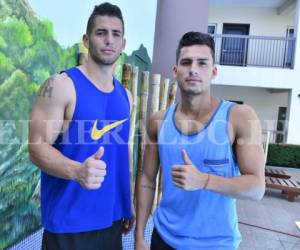 Los argentinos Kevin Hoyos y Francisco Ojeda no han podido debutar con el Vida de La Ceiba (Foto: Samuel Zelaya/OPSA)