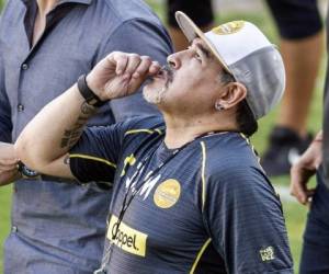 Diego Armando Maradona es el entrenador del Dorados de Sinaloa (México).