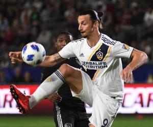 Zlatan Ibrahimovic reciente fichaje estrella de LA Galaxy. Foto: AFP