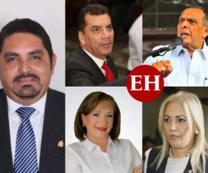 13 actuales diputados y seis excongresistas aparecen mencionados en la lista Engel divulgada el jueves por el Departamento de Estado de Estados Unidos por sus vínculos con actos de corrupción en Honduras. Estos legisladores forman parte de diferentes partidos políticos actualmente, sin embargo ninguna de estas instituciones se ha pronunciado al respecto luego de estos señalamientos. Fotos: Archivo y cortesía