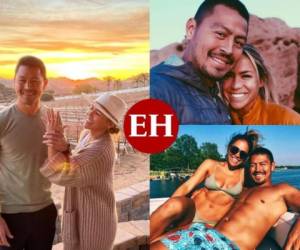 Como sacada de una película es la historia de amor que une al volante hondureño Roger Espinoza y a su novia Lo´eau LaBonta. La pareja de futbolistas demostró recientemente que el amor trascendió la cancha de juego al comprometerse en matrimonio. Fotos: Cortesía