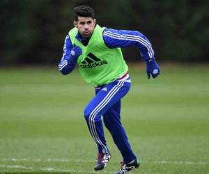 El delantero hispanobrasileño Diego Costa se entrena en solitario en medio de especulaciones sobre su futuro (Foto: Internet)