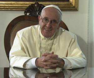 El papa Francisco al momento de emitir su videomensaje.