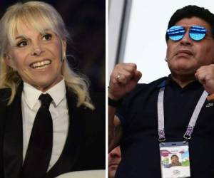 Claudia Villafañe y Diego Maradona fueron esposos desde 1984 hasta 1998.