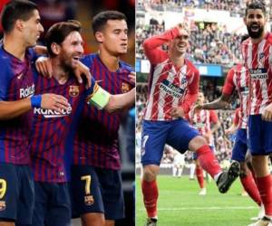 Y Griezmann puede eclipsar a Messi en diez días: primero permitiendo al Atlético de Madrid (3º) adelantar al FC Barcelona, líder de la Liga antes de esta 13ª jornada. Foto: Instagram de ambos jugadores