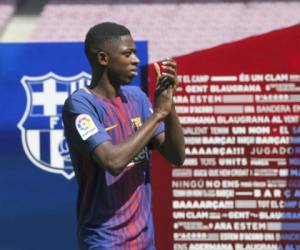 El francés Ousmane Dembelé quiere títulos con el Barcelona y un espacio en Rusia 2018 con la selección de Francia (Foto: Agencia AFP)
