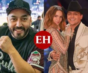 Lupillo Rivera asegura que tuvo una relación con Belinda cuando ambos eran jueces en 'La Voz', sin embargo, la cantante de 31 años siempre ha negado los vínculos amorosos con él. Actualmente ella está comprometida con su también compañero de 'La Voz', Christian Nodal y Lupillo con la empresaria Giselle Soto. Fotos: Instagram