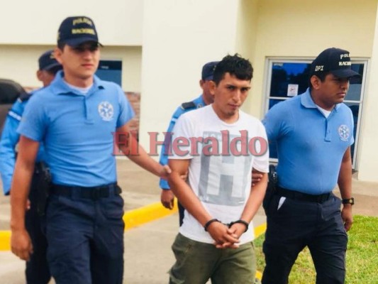 Cristian René Escobar García, de 20 años de edad, alias 'Litte Jomi', fue capturado en Nacaome, Valle.
