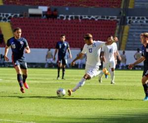 Luis Palma anotó el segundo gol para Honduras en el duelo ante Estados Unidos.