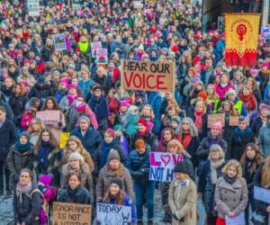 Se prevé que sea una de las manifestaciones más concurridas de la historia de EEUU, con réplicas en otros países. Foto AFP