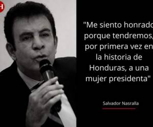 Salvador Nasralla aseguró estar emocionado tras unirse a Xiomara Castro y renunciar a su candidatura. Estas fueron las frases que pronunció durante una conferencia de prensa desarrollada este miércoles.