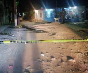 Agentes de la Policía Nacional llegaron hasta la vivienda donde atacaron a la familia Martínez.