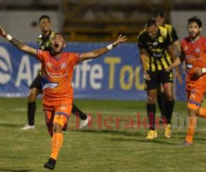 Jason Sánchez anotó el gol del empate al 81'. Foto: Alex Pérez | EL HERALDO.