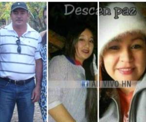 Las víctimas fueron identificadas como Héctor Adán Chinchilla Murcia, Edna Zulema Rivera Miranda y Katherin Paola Zelaya
