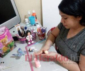 Desde niña, Evelyn desarrolló su pasión por las manualidades.