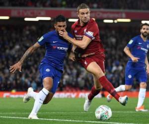 El partido entre Chelsea y Liverpool será a las 10:00 de la mañana, hora de Honduras. Foto:AFP