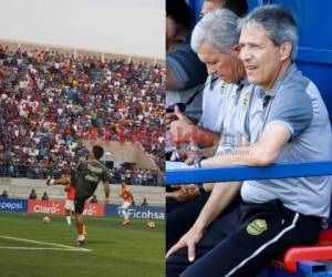 Carlos Restrepo, entrenador del Real España, manifestó su malestar por jugar en horas muy calientes en Choluteca. Foto: El Heraldo