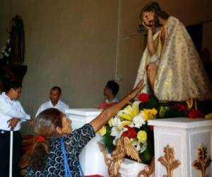 La imagen del Cristo Ecce Homo permanece en la iglesia La Merced donde es venerado por fieles devotos.