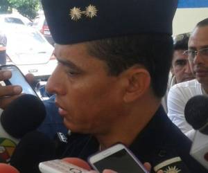 Comisionado Leonel Sauceda informó sobre los nuevos cambios en la Policía Nacional de Honduras. (Foto: Estalyn Irias).