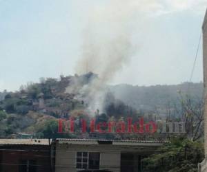 El humo alertó a los pobladores de sectores aledaños. Foto Yeny Sarmiento| EL HERALDO