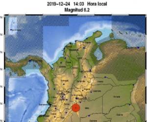 El sismo se sintió en varias partes del territorio colombiano. Foto: Twitter