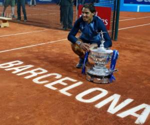 Rafael Nadal, tenista español que ganó el domingo el Abierto de Barcelona.