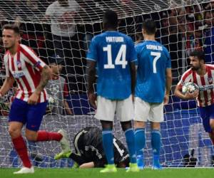 Atlético de Madrid rescató el juego ante la Juventus en el empate de 2-2. Foto: AFP