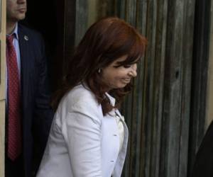 Cristina Fernández de Kirchner, expresidenta argentina, vicepresidenta electa y senadora. Foto AFP